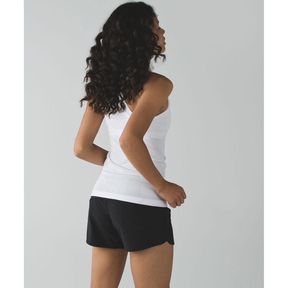 Lululemon Run Times Short 4 way Stretch Black 4" inseam Running Gym Size 12 - Picture 11 of 16